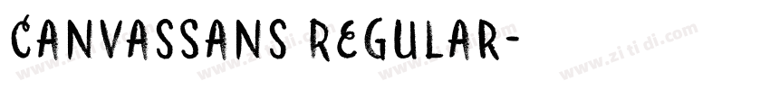 CanvasSans Regular字体转换 CanvasSans Regular字体转换